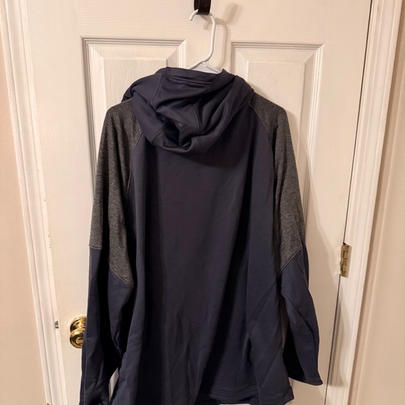 Men's Under Armour Fleece Hoodie/Anorak - 4XL - Steel Grey - Picture 3 of 4